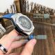 Swiss Grade Hublot Big Bang Sang Bleu Watch - Silver Bezel Blue Gummy Strap 45mm (3)_th.jpg